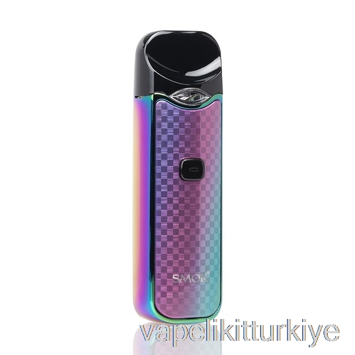 Vape Kalem Vape Mate Smok Nord 15w Pod Kiti Karbon Fiber - Gökkuşağı